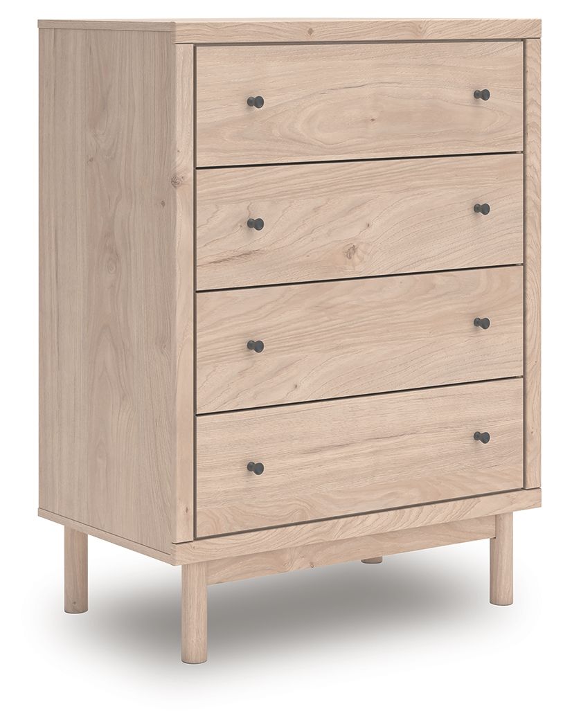 Shapella - Tan - Four Drawer Chest