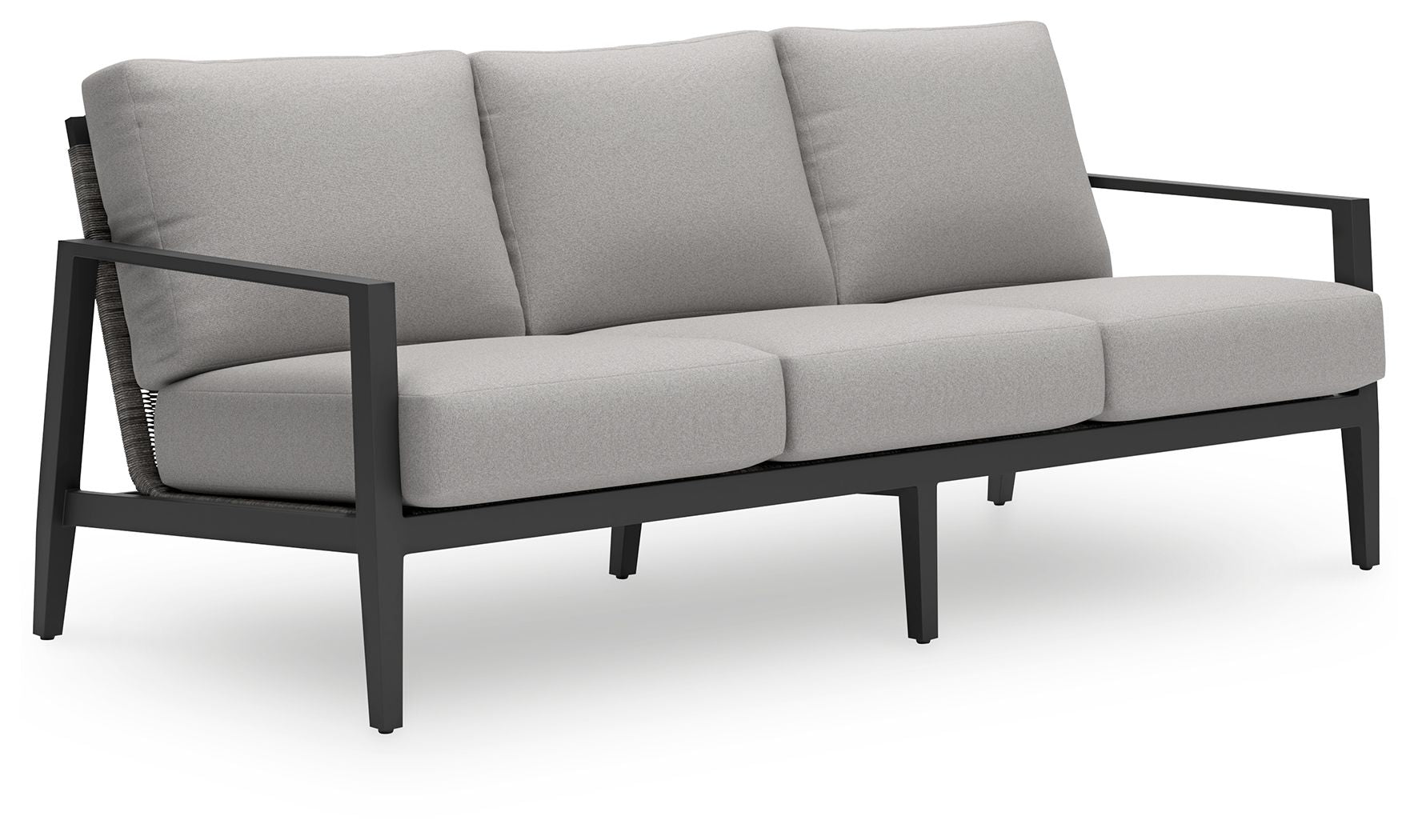 Maroska - Gray / Black - Sofa With Cushion