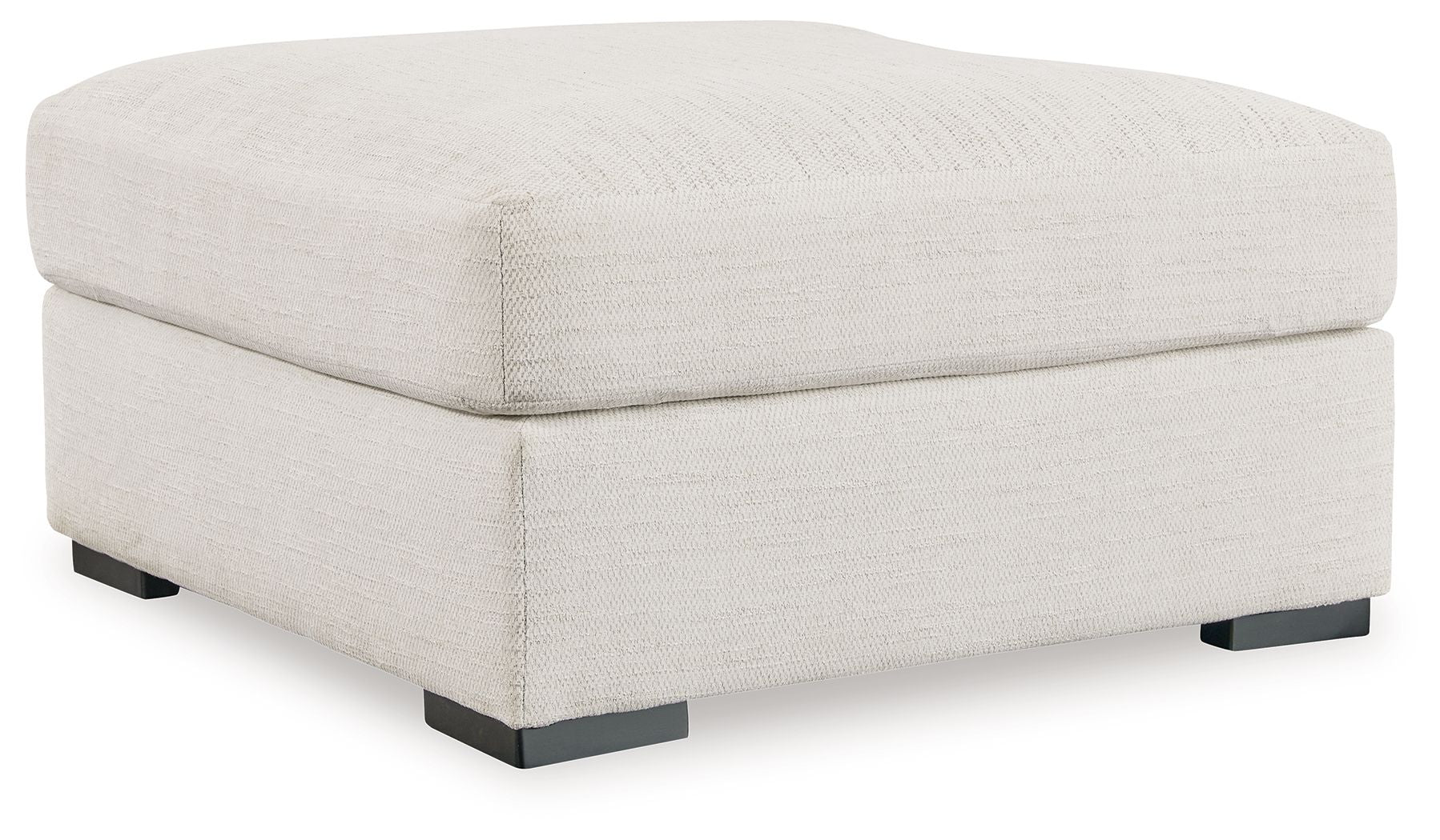 Accomplished - Oversized Accent Ottoman - Fabric - Stone