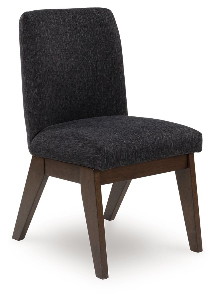 Kendamor - Dark Brown - Dining Upholstered Side Chair (Set of 2)