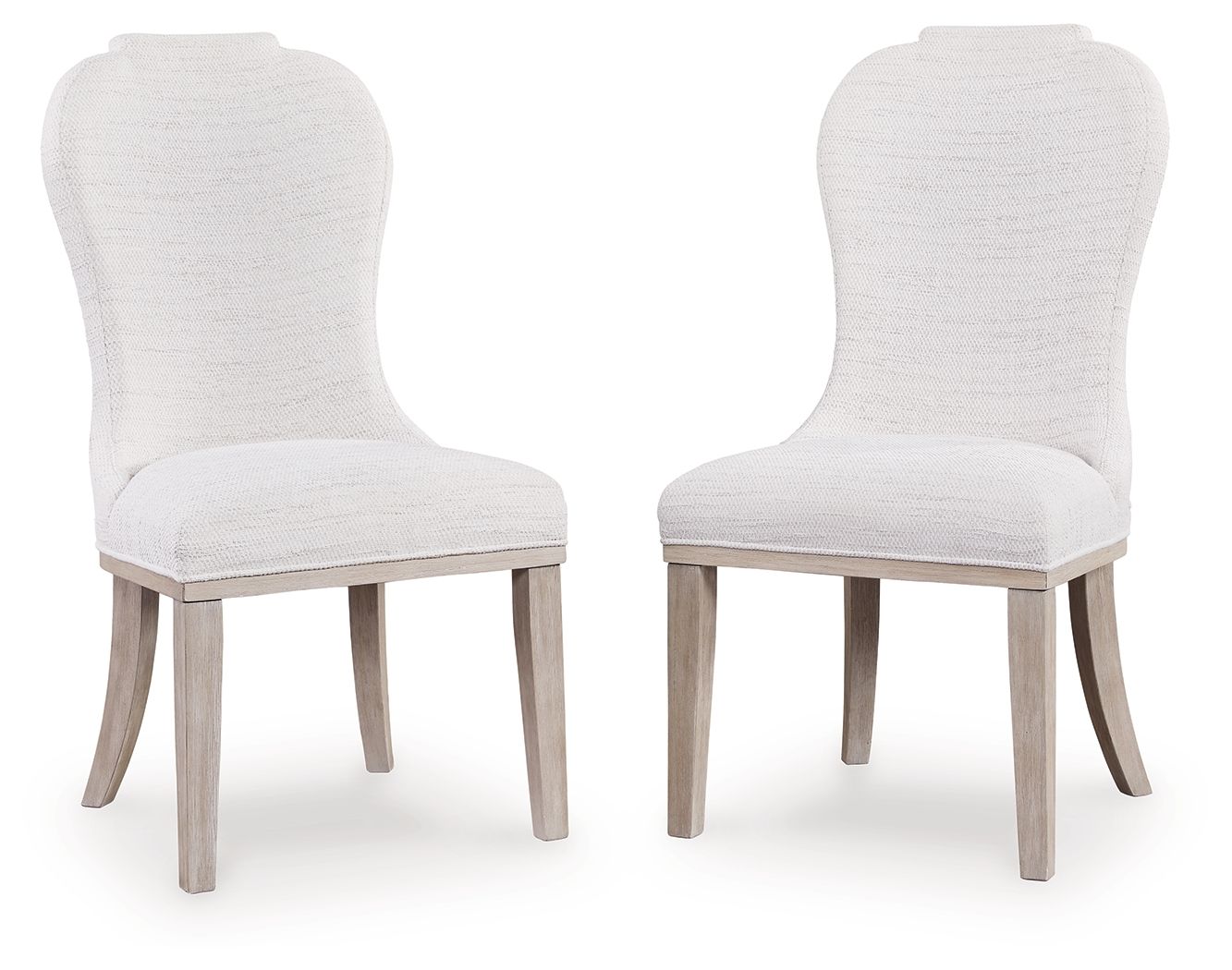 Jorlaina - Light Grayish Brown - Dining Uph Side Chair (Set of 2)