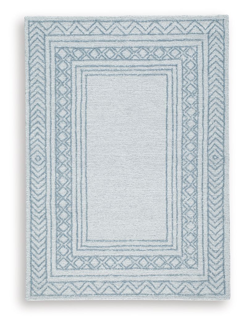 Azelhurst - Medium Rug - Blue / Ivory / Gray
