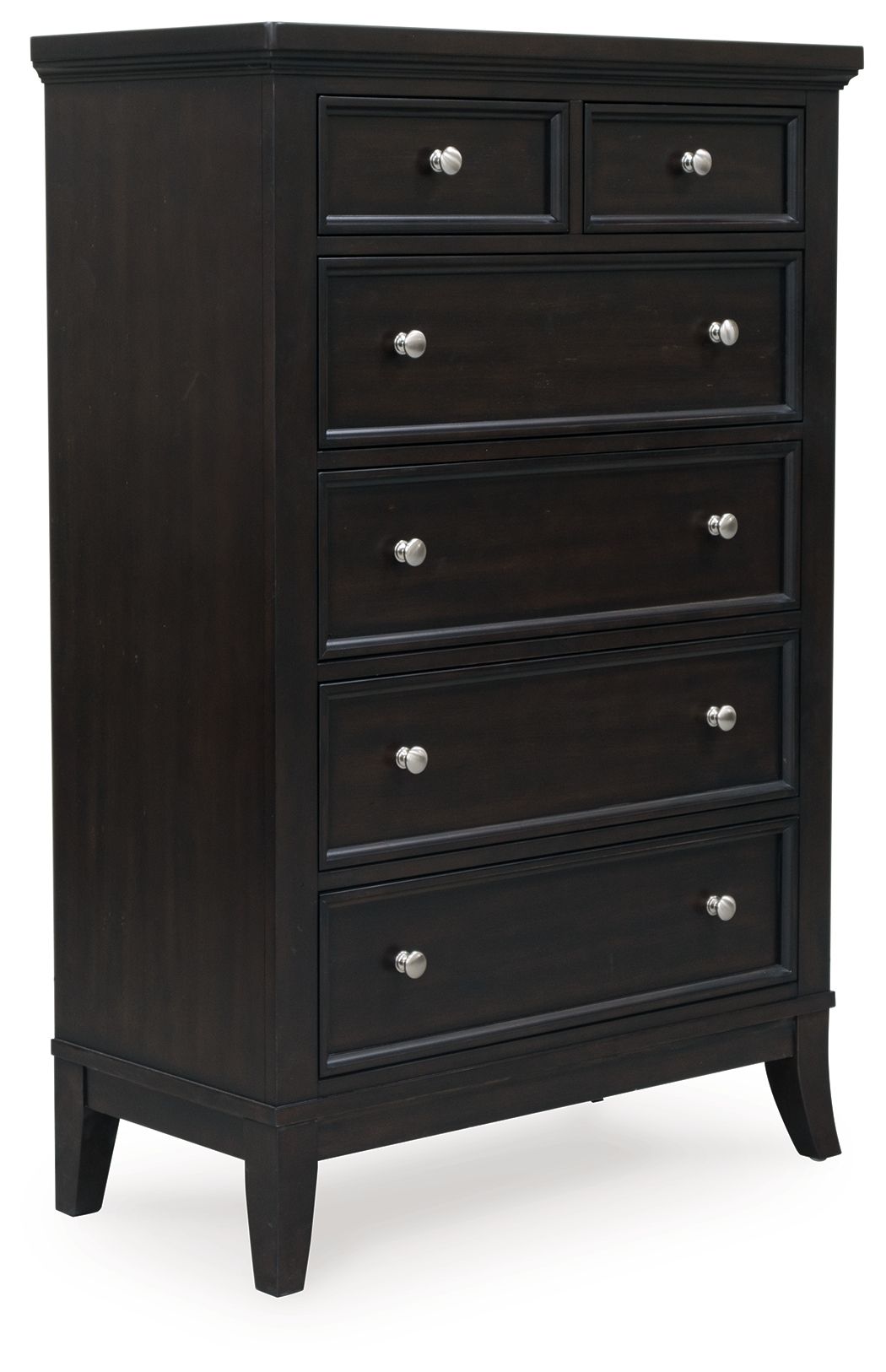 Bambori - Dark Brown - Six Drawer Chest
