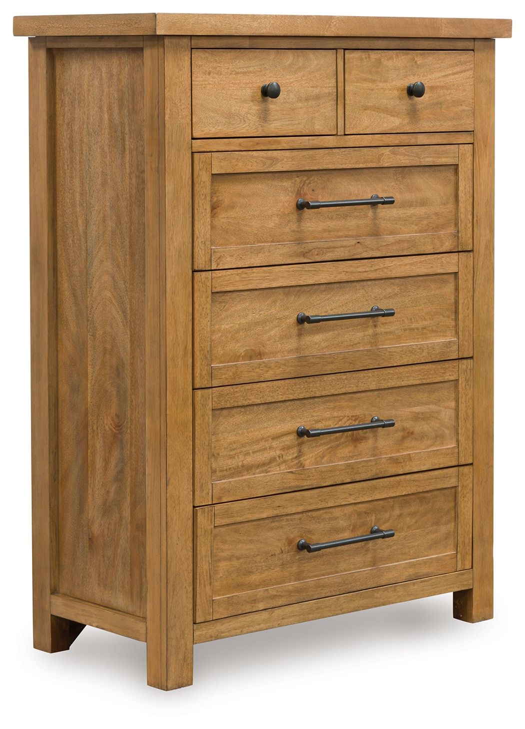 Kristiland - Six Drawer Chest - Light Brown