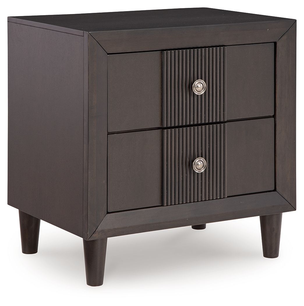 Urbantrack - Dark Brown - Two Drawer Night Stand
