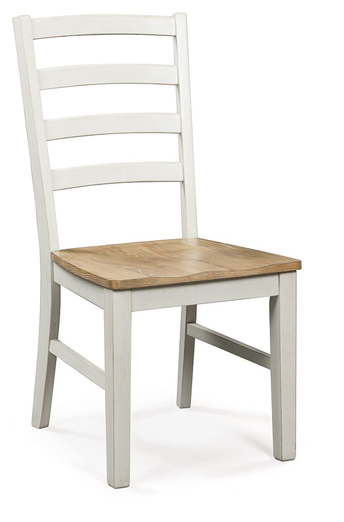 Westlinport - Antique White / Natural - Dining Room Side Chair (Set of 2)