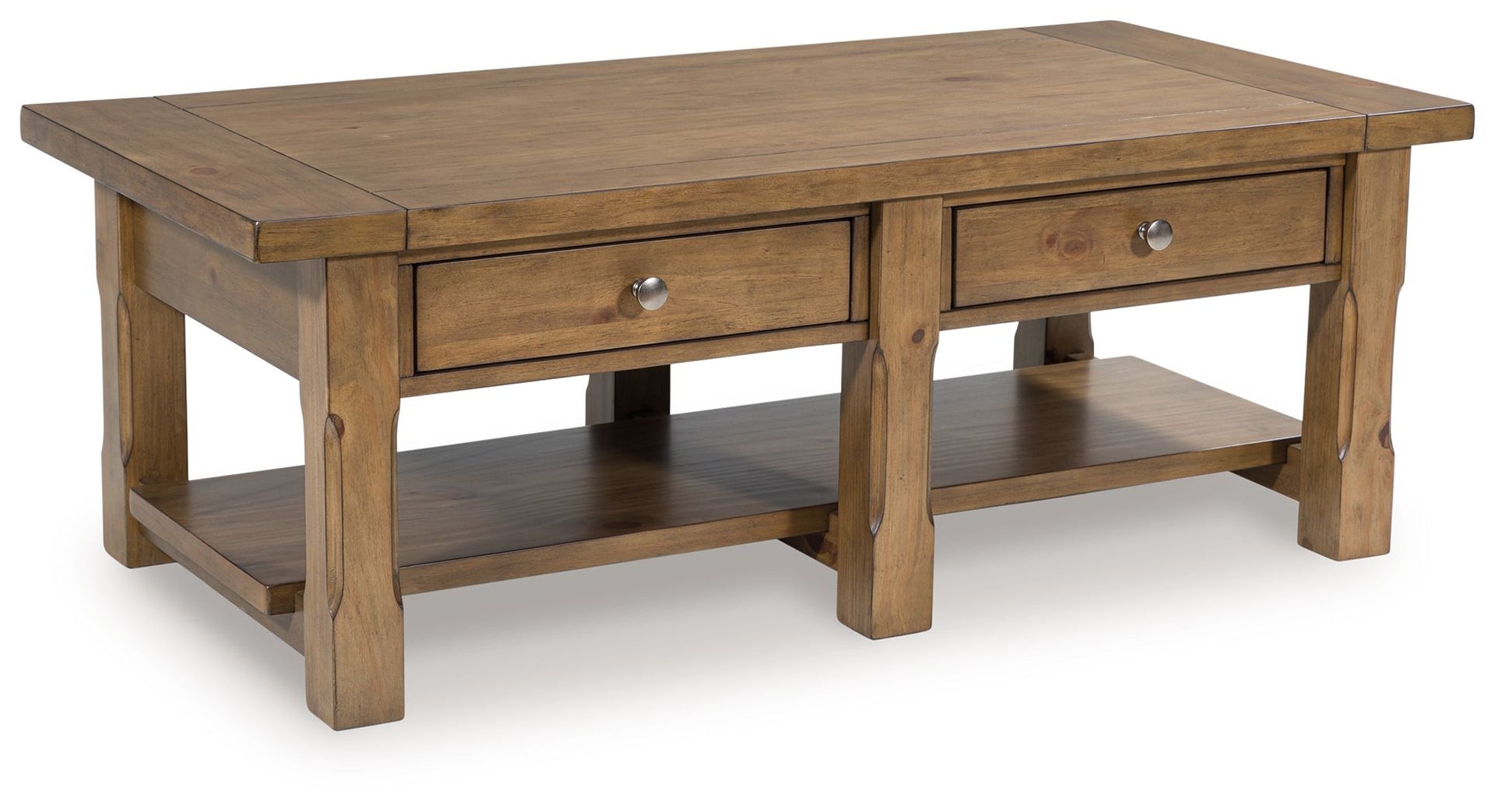Vandenmore - Medium Brown - Rectangular Cocktail Table
